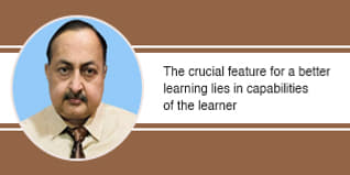 The crucial feature for a better learning lies in capabilities of the learner